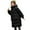 Black, variant on Puffer Jacket for Kids Boys Girls Long Length Full Zip Hooded Puffer Coats with Pockets Warm Heavyweight Waterproof Wind Resistant Ouerwear Beige 14-15 Years