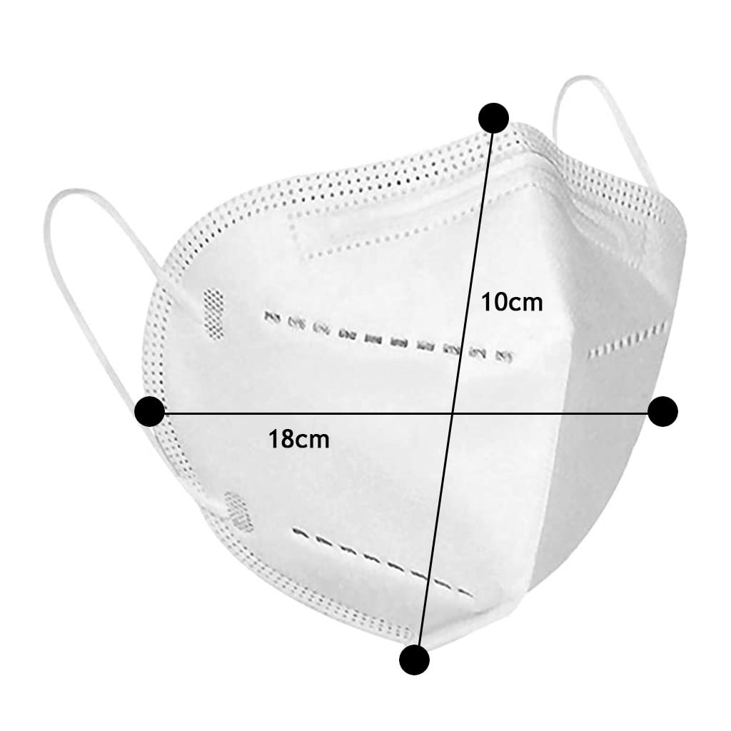 100PC 2026 KN95 Face Masks, Multi Layer Dust Proof Disposable Respirator, Soft Comfortable Facial Cover Suitable For Office Outdoor And Daily General Use