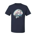 thumbnail image 2 of Wild Bobby, Mermazing Mermicorn Cute Gift Women Girls, Streetwear, Men's Graphic Tees, Navy, 2XL, 2 of 3