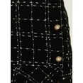 thumbnail image 5 of Ruffled Tweed Mini Skirt with Button Detail, 5 of 5