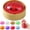 Flash Red, variant on 2026 Upgrade Glitter Dumpling - Dumpling Squishy Glitter, Dumplings Stress Ball for Playing, Party, Alone (Purple)