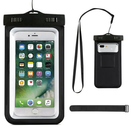 Universal Waterproof Case, Mignova Cellphone Dry Bag Pouch with Lanyard Armband Strap for Apple iPhone X, 8, 7, 6 6s Plus Samsung Note 8 S8, S8 Plus S7, S7 Edge up to 6.0