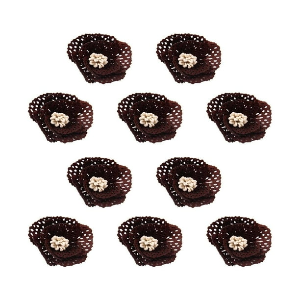 10 Unids DIY Decorativo Boutonniere Ramillete Flor Hollow Hotel Decoración café