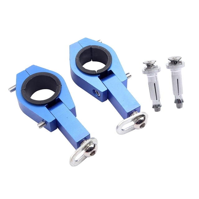 Abrazaderas para guardamanos, abrazadera para manillar, soporte para guardamanos, tornillo de expansión para motocross Azul