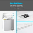 WANAI Chest Freezer 5.0 Cu Ft,Small Chest Freezer,Upright Single Door Refrigerator,White