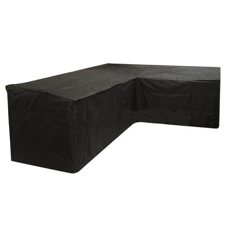Hexagon Shaped Patio Furniture Patio Sofa Cover,Meigar Outdoor Sectional Furniture Cover,Waterproof Garden Couch Cover L-Shaped,102'' x 76'' x 30'' x 35'' ()