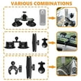 thumbnail image 3 of Usmallbee Suction Car Mount for Insta360 x5,x4, x3, x2, x,One RS,R Compatible with GoPro Max DJI OSMO 360 Camera 5 in 1 Suction Mount Kit for Action Cameras (Includes 43.7-inch Selfie Stick), 3 of 7