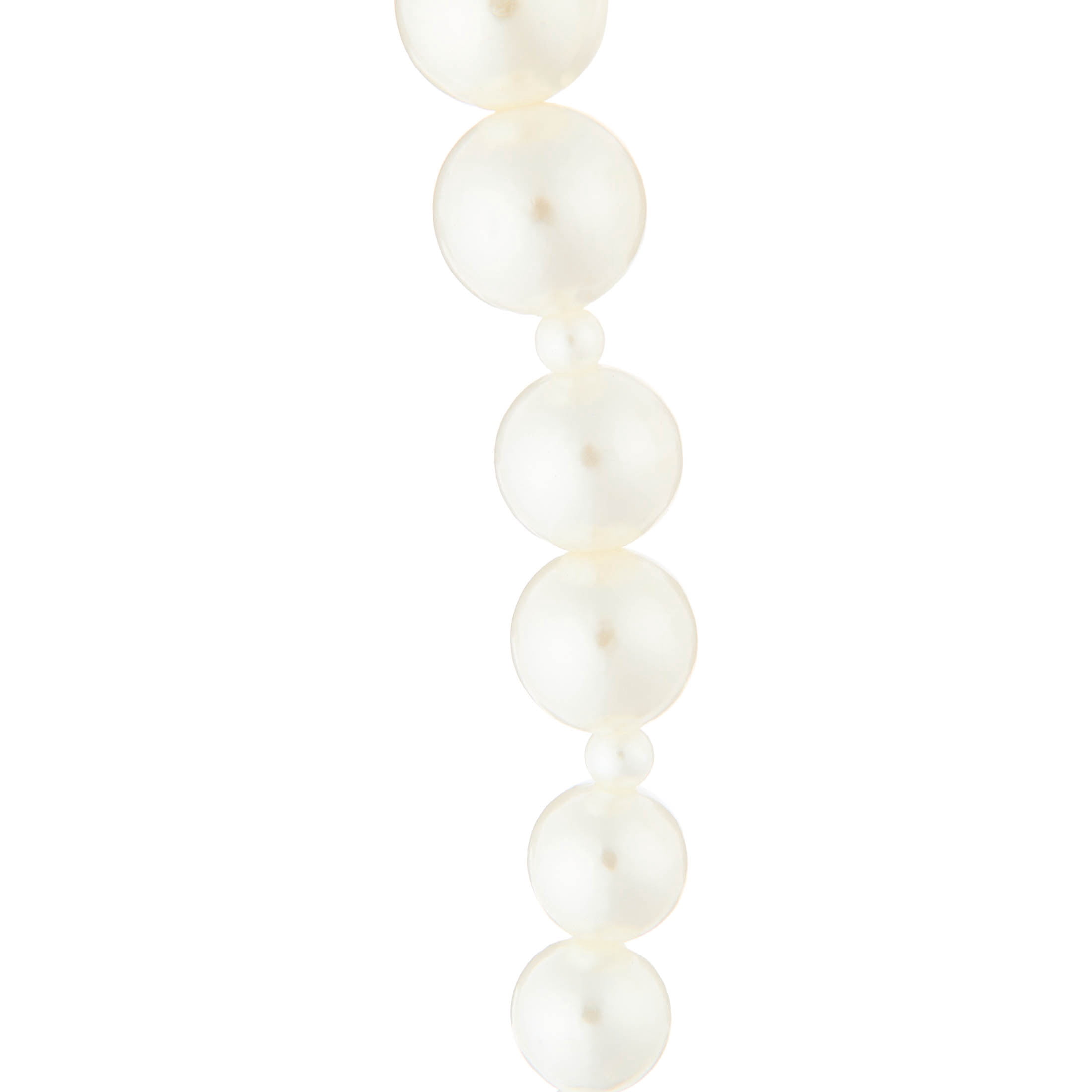My Texas House 5-Count White Pearl Drop Christmas Ornaments