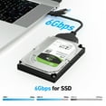 thumbnail image 2 of BENFEI SATA to USB Cable, 2in1 USB-C/USB 3.0 to SATA III Hard Driver Adapter Compatible for 2.5 inch HDD and SSD, 2 of 7