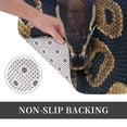 thumbnail image 6 of Gukieu Ball Phyton Snake Print Dust-proof Floor Mats, Water-absorbent and Non-slip Flannel Door Mats 16x24in, Home Decoration Suitable for Kitchen, Bathroom, Garage, 6 of 7