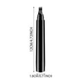 thumbnail image 3 of Riforla Liushui Crayon à Sourcils pour Modification de la Ligne de Cheveux 2 en 1 Outils de Beauté, 3 of 4
