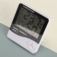 thumbnail image 4 of Higrómetro Digital LCD de temperatura y humedad HTC-1 pantalla grande, más preciso, Monitor de termómetro interior para habitación de invernadero, 4 of 5
