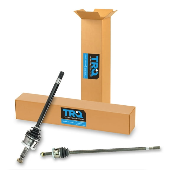 TRQ New Front CV Joint Axle Shaft Pair Set for Grand Cherokee Quadra Drive 4WD CSA82449