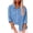 Blue, variant on Clothing 2025 Womens Casual Short Sleeve Button Down Shirts Summer Plain Top Blouses with Pockets Womens Short Sleeve Button Down Shirts Official Collar Blouse Basic Simple Dress Shirt