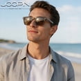 thumbnail image 4 of Joopin Acetate Polarized Sunglasses Square Sun Glasses Men Women UV Protection Trendy Shades, 4 of 8