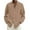 Z02-Brown, variant on Caqnni Mens Linen Shirts Long Sleeve Casual Cotton Shirt Regular-Fit Lightweight Beach Yoga Tops (Brown,M)