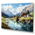thumbnail image 2 of Designart "The Alps in Italy II" Landscapes Wall Art Living Room, 2 of 5