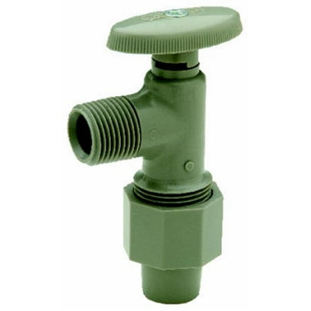 Weathered Copper Angle - QBV343N Angle Stop Valve - 0.5 in. Copper Tube Size x 0.38 in. Copper Tube Size