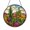 Acrylic 3.5 Inch, variant on Stained Glass Cactus Window Hanging Desert Botanical Scene Decorative Glass Suncatcher