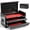 Black, variant on OLY-PRO Mini Tool Box With Drawers, Steel Tool Storage Cabinet with Top Organizer and Ball-Bearing Slides, Portable Small Toolbox for Garage, Black