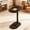 Black, variant on odorsTT Oval Snack Side Table Sofa Coffee Accent Table,Contemporary Corner Table for Compact Areas, Space-Saving Sofa Side Table for Bedroom,Living Room - Black