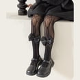 thumbnail image 5 of Lovely Inspired Tights Comfortable Breathable Mesh Designs with Bowknot Accents High Elastic Mesh Leggings for Girls, 5 of 8