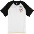 thumbnail image 1 of STARTER Mens Pittsburgh Steelers Henley Shirt, pis, L, 1 of 2