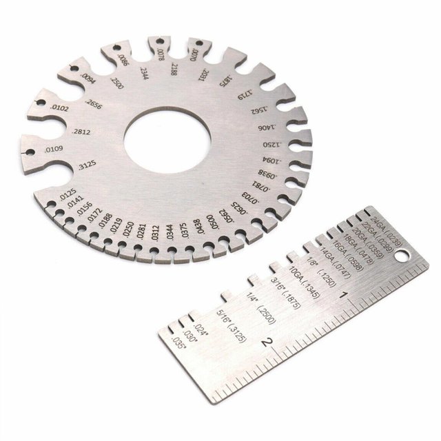 Jauges en Acier Inoxydable Anti-Rouille et Outils Essentiels Durables pour des Mesures Précises