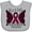 AC-Heather Grey, variant on Inktastic Multiple Myeloma Cancer Awareness Hope & Faith with Butterfly Ribbon Boys or Girls Baby Bib