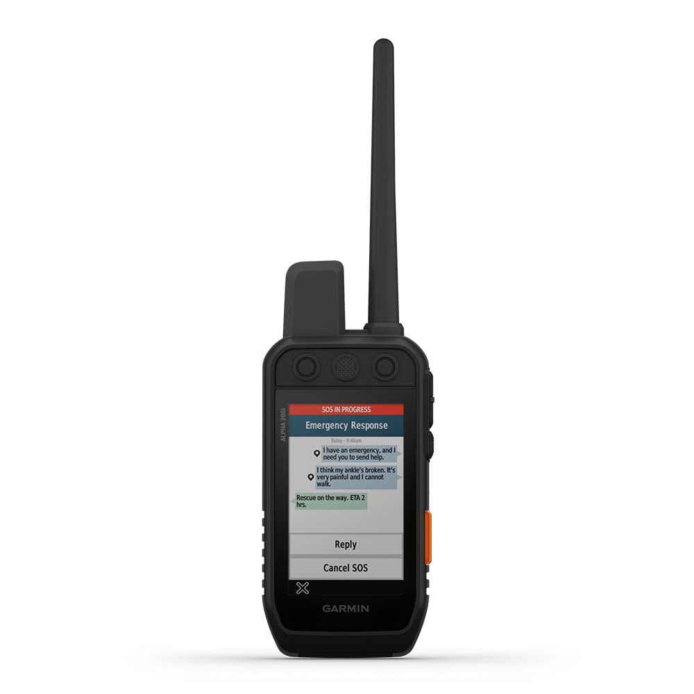 Garmin Alpha 200i (Handheld Only) GPS Dog Tracker HuntBetter Bundle | +Garmin Field Bag, PlayBetter Portable Charger & GPS Tether Lanyard | Track & Train Dog GPS