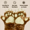 thumbnail image 5 of LazyOne Animal Paw Mittens for Adults and Kids, Bear, Costumes (Brown Mitt, Large), 5 of 7