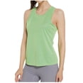 thumbnail image 2 of Otvok Women Solid-Color Casual Sports Elastic Fashionable T-Shirt Round-Neck Tank Top, 2 of 6