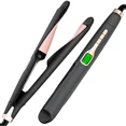thumbnail image 2 of Hair Straightener, Hair Straightener Hair Curler 2 in 1, 3D Floating Plate Anti-Static Ceramic Glaze Hair Curler, Negative Ion Flat Iron, Hair Straightener for All Hair Types, 2 of 8