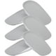 thumbnail image 3 of 3 par/set 2,5 CM aumento de altura de silicona media plantilla almohadillas elásticas de absorción de impactos gris, 3 of 10