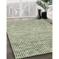 thumbnail image 3 of Ahgly Company Machine Washable Indoor Rectangle Contemporary Dark Moccasin Green Area Rugs, 2' x 5', 3 of 7