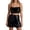 Black, variant on Dressy Outfits for Women Sequin Square Neck Sleeveless Slit Bodycon Skirt Two Piece Party Clubwear Evening Two Piece Skirt Set Black,S