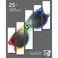 thumbnail image 6 of Translucent Frame Colorful Neon 80s Sunglasses for Men Women Reflective Mirrored Sun Glasses, 6 of 6