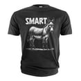 thumbnail image 3 of Funny Smart donkey Tee shirt smart graduation graduate school college tee shirt (3X-Large Grey), 3 of 7