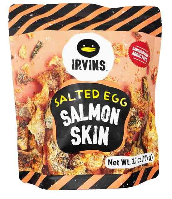 Irvins Salted Egg Salmon Fish Skin; 3.7 OZ (105G) - Walmart.com