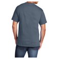 thumbnail image 2 of Mens Core Cotton Male T-Shirts Steel Blue L, 2 of 5