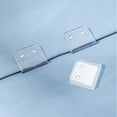 thumbnail image 3 of YIEMEEN Set of 10 Shower Curtain Clips,Windproof Stop Protect Clips Self Adhesive Clips, 3 of 12