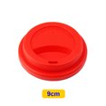 thumbnail image 1 of 2 Sizes Universal Reusable Silicone Cup Cover Fresh Lids Insulation Anti-Dust Cup Cover Coffee Mug Lid Suitable For 8.5-9cm, 1 of 6