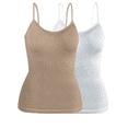 thumbnail image 1 of Set De Dos Blusas Mujer Tirantes Unitalla Casual Blusa Crop Top Dama, 1 of 5