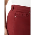 thumbnail image 4 of Gloria Vanderbilt Swan Series Women's Plus Amanda Slim Jeans, Sizes 16W-24W, 4 of 5