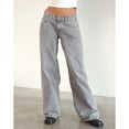 thumbnail image 4 of HKYNLAG Low Rise Jeans for Women 2025 Baggy Straight Wide Leg Pants Loose Fit Y2k Boyfriend Trendy Stretch Long Denim Pants Dark Gray L, 4 of 6