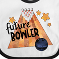 thumbnail image 4 of Inktastic Future Bowler Bowling Ball and Pins Boys or Girls Baby Bib, 4 of 4