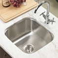 thumbnail image 2 of Houzer Club 17 in Stainless Steel Undermount 8 in Deep Single Square Bowl Bar Sink with Strainer and Grid - MS-1708-C, 2 of 7