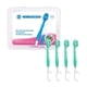 thumbnail image 3 of Xihbxyly Cepillo de Dientes 5 En 1, Compacto de Viaje con Hilo Dental y Raspador de Lengua, Minicepillo Sin Enjuague con Pasta de Dientes, Cuidado Bucal para Viajes, Oficina o Camping, Sabores Variad, 3 of 7