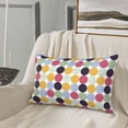 thumbnail image 5 of Uemuo Polka Dot Print Throw Pillow Case – Cozy & Soft Cushion Cover, Hypoallergenic Pillow Case for Sleeping, Perfect for Women with Envelope Closure-14"x20", 5 of 6