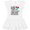 AA-White, variant on Inktastic Autism Awareness Acronym Girls Toddler Dress